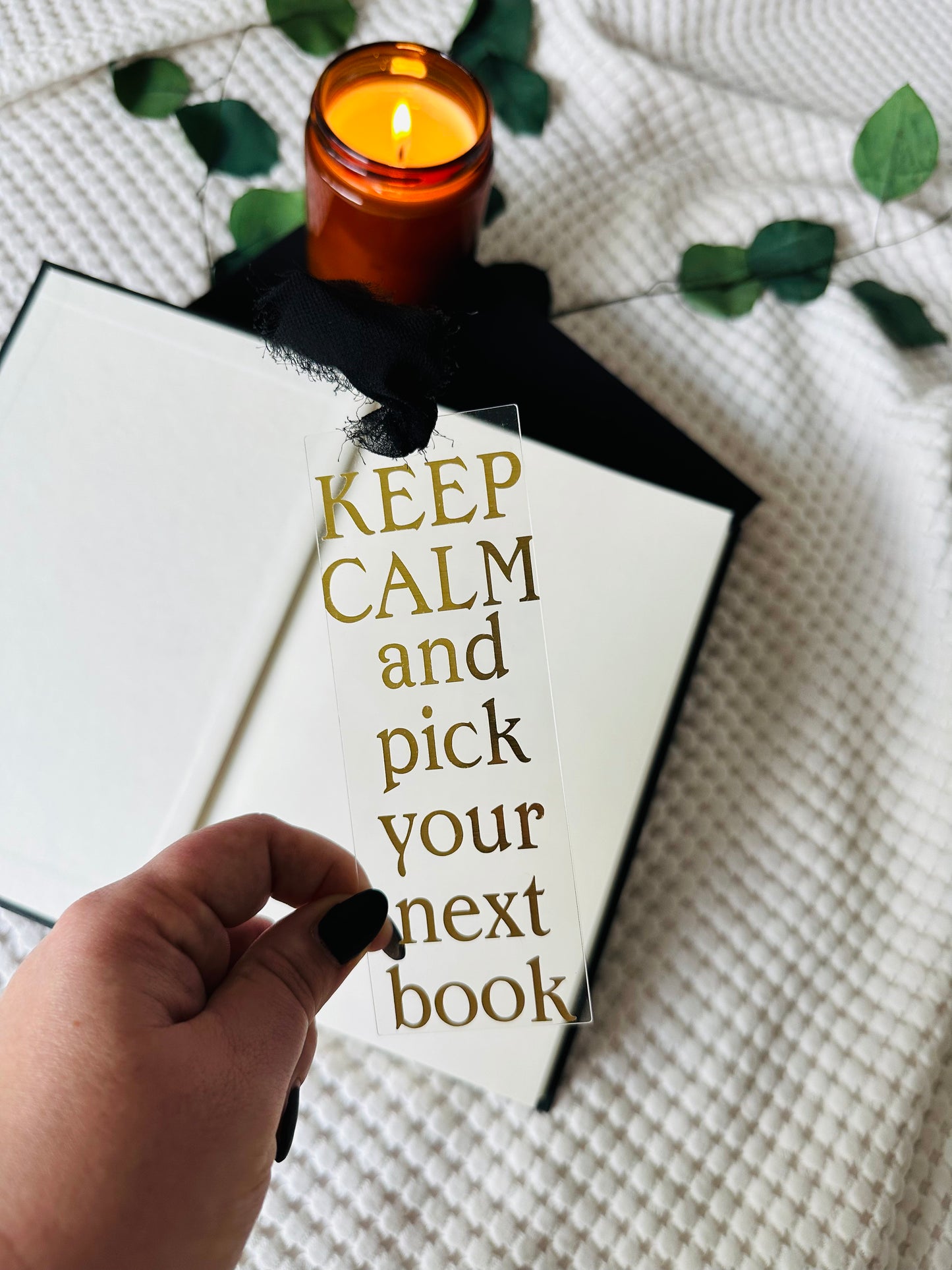 KEEP CALM BOOKMARK