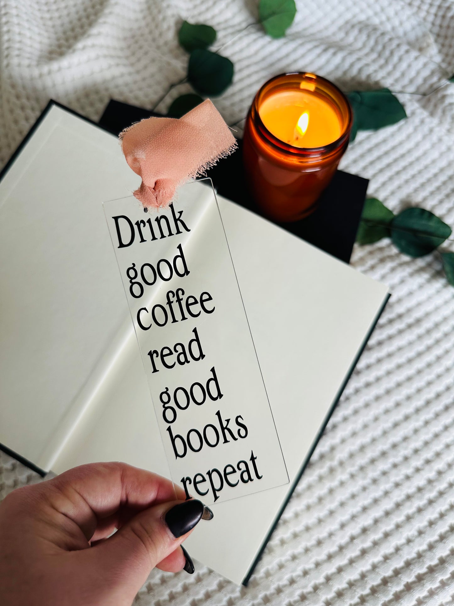 DRINK GOOD COFFEE BOOKMARK